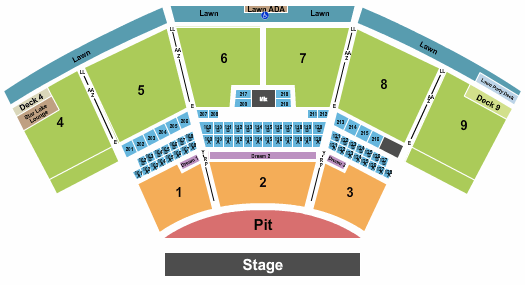 The Pavilion At Star Lake Grey Day Seating Chart